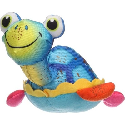 Flamingo textil Clora želva 26 cm modrá