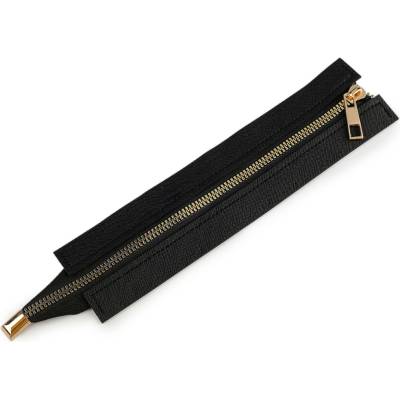 Prima-obchod Zip na kabelky, tašky, pouzdra 5,5x22 cm, barva 3 černá