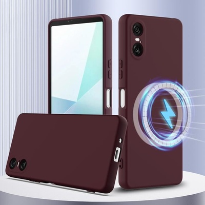 VSECHNONAMOBIL 98963 RUBBER MAGSAFE Silikonový kryt pro Sony Xperia 10 VI PLUM COLOR – Hledejceny.cz