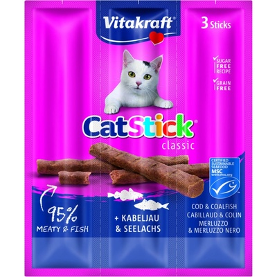 Vitakraft Cat Stick mini treska 3 x 6 g