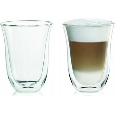 Termické poháre s dvojitou stenou Delonghi na latte 2x 330 ml