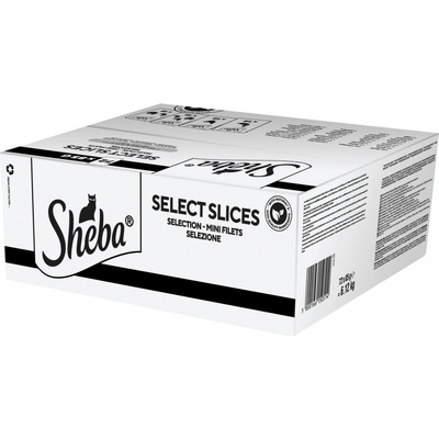 Sheba Select Slices kachna kuře drůbež krůta v omáčce 72 x 85 g