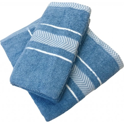 TiaHome uterák deluxe Monako 50x90cm modrý