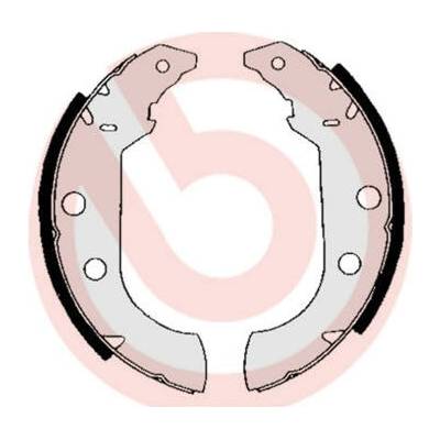 BREMBO Sada brzdových čeľustí S61517