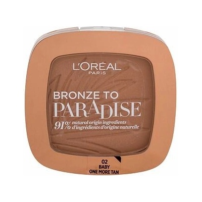 L'Oréal Paris Bronze To Paradise bronzer 02 Baby One More Tan 9 g