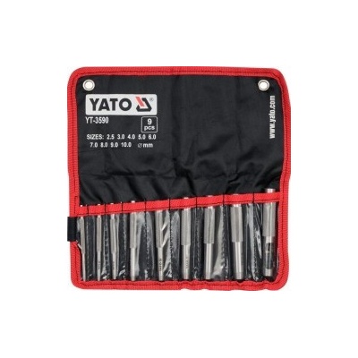 YATO Sada průbojníků na kůži 9 ks YT-3590