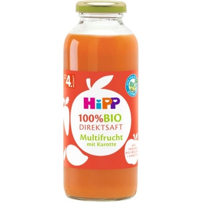 HiPP 100 % BIO JUICE Ovoce s karotkou 330 ml