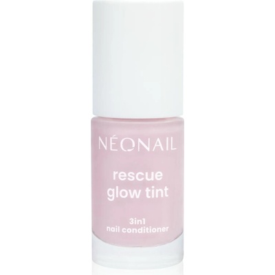 NEONAIL Rescue Glow Tint 3in1 Nail Conditioner ošetrujúci lak na nechty odtieň Glitter Violet 7.2 ml
