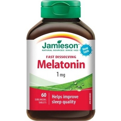 Jamieson Melatonin pod jazyk 1 mg 60 tabliet