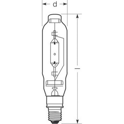 Radium Halogénová výbojka E40 2000W HRI-T N/I 4.300K 32416650
