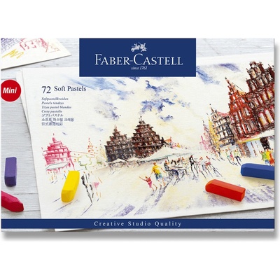 Faber-Castell Pastelové kriedy Mini 72 farieb