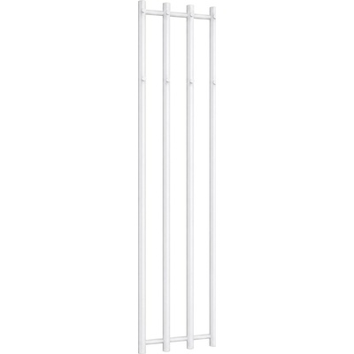 Cerano Bertini háčky na ručníky boční připojení 1400 mm x 351 mm bílá lesklá