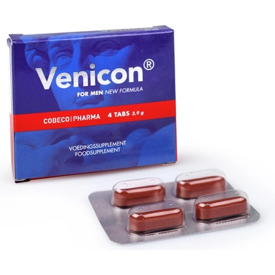 Cobeco Afrodiziakální tablety Venicon Men 4 ks