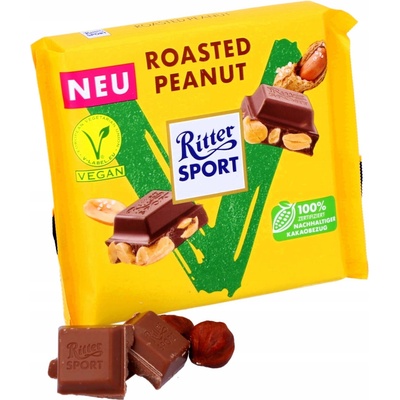 Ritter Sport Pražené arašidy mliečna čokoláda s orechmi 100 g