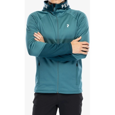 Peak Performance Rider Zip Hood hydro fresh/infinity teel