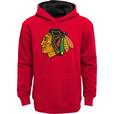 Outerstuff dětská mikina Chicago Blackhawks Prime Po Flc Hood Home