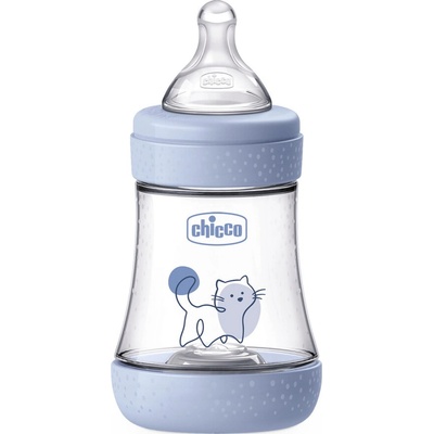 Chicco Láhev kojenecká antikoliková Perfect 5 modrá 150 ml