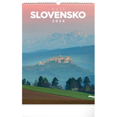NOTIQUE Nástenný kalendár Naše Slovensko 33 x 46 cm 2026 – Hledejceny.cz