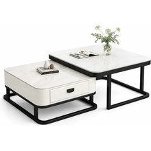 LuxuryForm Design Aragon 70 x 70 / 60 x 60 cm biely / biely mramor 2 ks