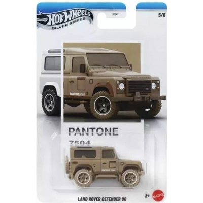 Mattel Hot Wheels Silver Series Pantone 7504 Land Rover Defender 90 JKY62