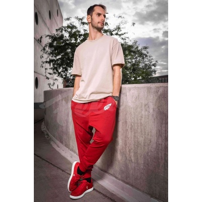 Feeney tepláky joggers červená červené