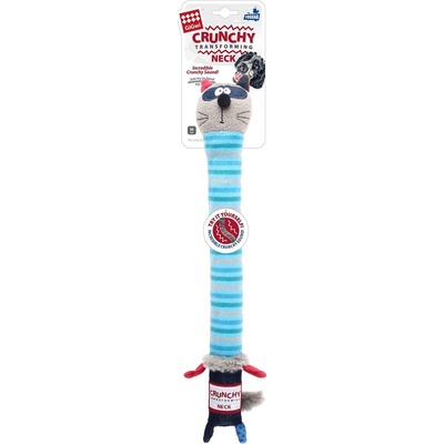 GiGwi Plush Friendz mýval M chrumkavý krk