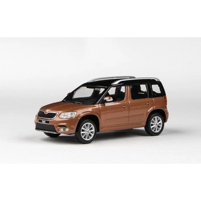 Abrex škoda Yeti FL 2013 Terracotta Metalíza Oranžová 1:43