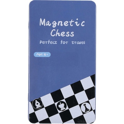 HRA Šachy magnetické cestovní plechová krabička
