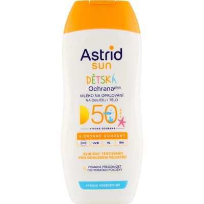 Astrid Sun Sensitive Kid SPF50+ mléko na opalování spray 150 ml – Hledejceny.cz
