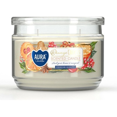 Aura candles Orange cookies 280 g