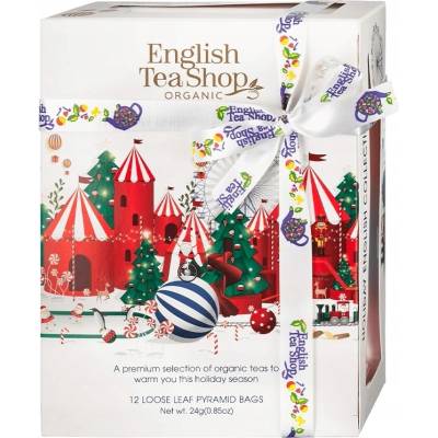Vianočná sada čajov Holiday - English Tea Shop - 12 ks