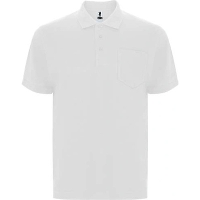 Centauro Premium unisex polokošile s krátkým rukávem bílá