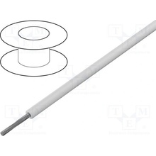 BELDEN 83043 009100 Vodič lanko Cu 30AWG TFE bílá 250V Stínění 30m 1x30AWG