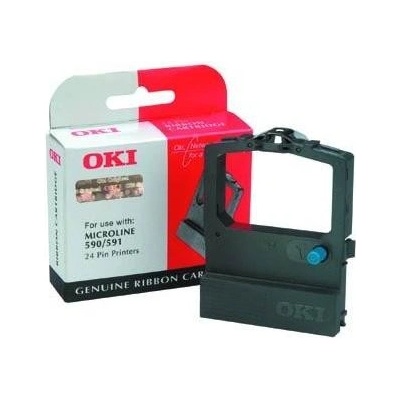 OKI originální páska do tiskárny, 9002316, černá, OKI ML 590, 591