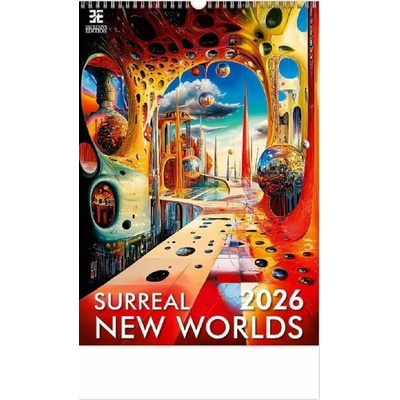 Nástěnný Helma Surreal New Worlds 2026