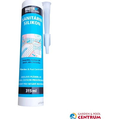 Mastersil Sanitárny silikón 315 ml čierna