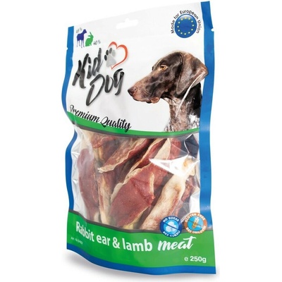 KidDog králičí ucho plněné jehněčím masíčkem 250 g