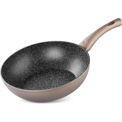 MagicHome panvica wok coffee brown line 28 cm