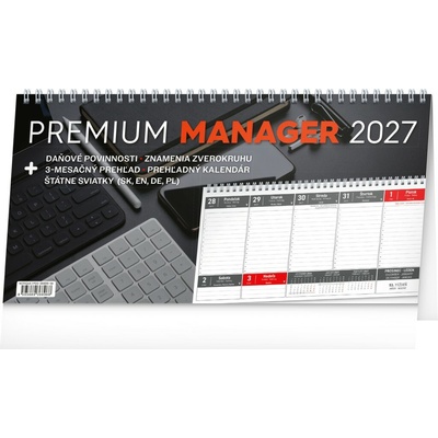 NOTIQUE Stolový Premium Manager 32 x 16 cm 2027