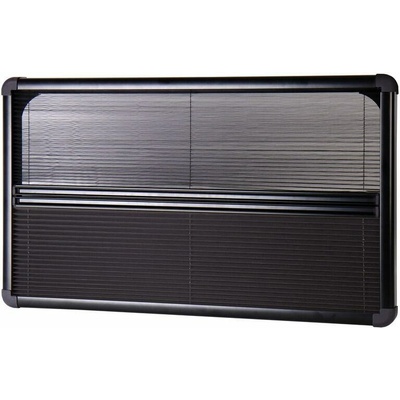 Roleta a moskytiéra pro okna Carbest RW Style černá varianta Pro okno s výřezem 1000x500 mm