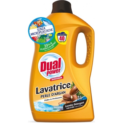 Dual Power Lavatrice Perle di Argan prací gel 2 l 40 PD