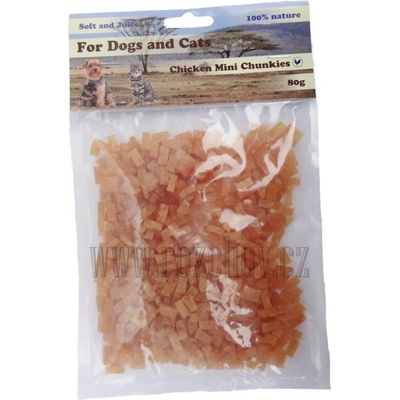 For Dog & Cat Soft kuřecí měkké mini proužky 80 g