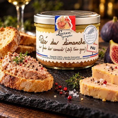Lucien Georgelin Nedělní terina s kachními játry 20% foie gras 200 g