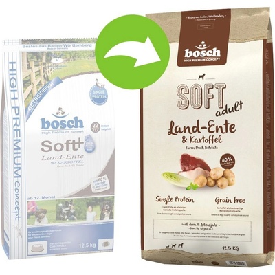 Bosch Dog HPC Soft Kachna & brambory 2 x 12,5 kg