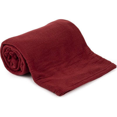Jahu fleece deka UNI vínová 150x200