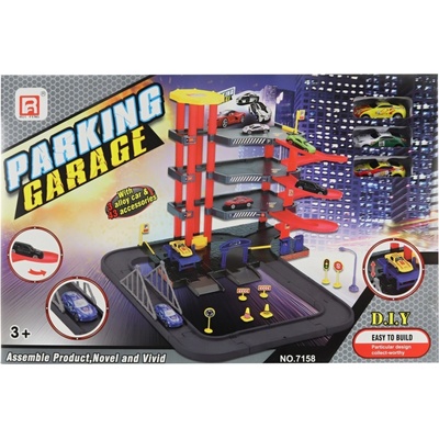 Alltoys Garáž 4 patra s auty a vrtulníkem
