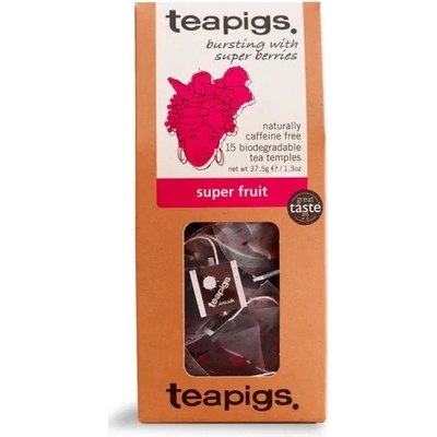 TEAPIGS Super Fruit anglický ovocný čaj v pyramidových sáčcích 15 ks