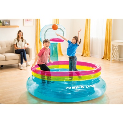 Intex 48265 Skákací centrum s basketbalovým košem – Hledejceny.cz