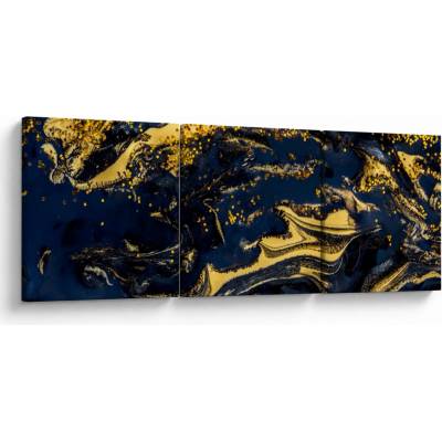 Obraz abstrakce, třídílný 90x30 cm
