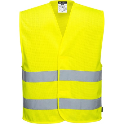 Portwest C374 MeshAir Hi Vis Two Band reflexná vesta žltá